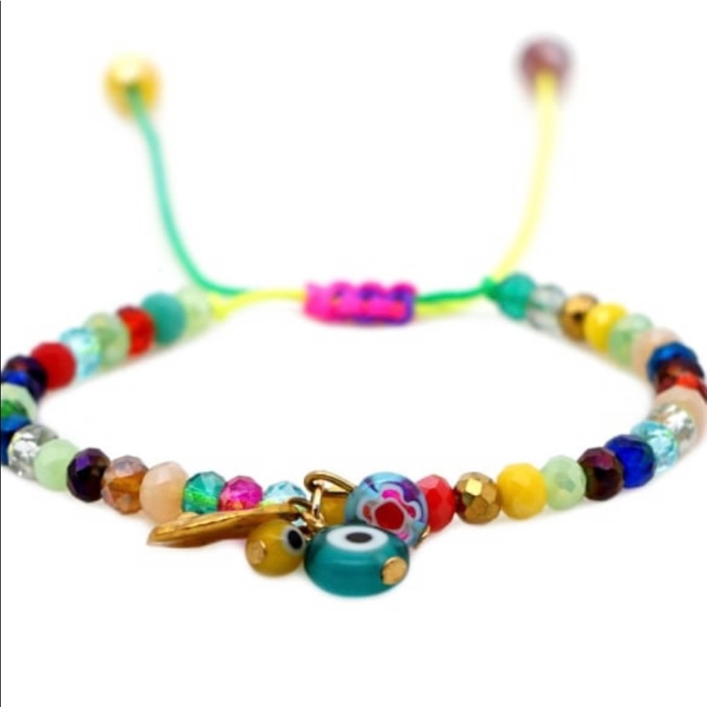Evil eye charm bracelet